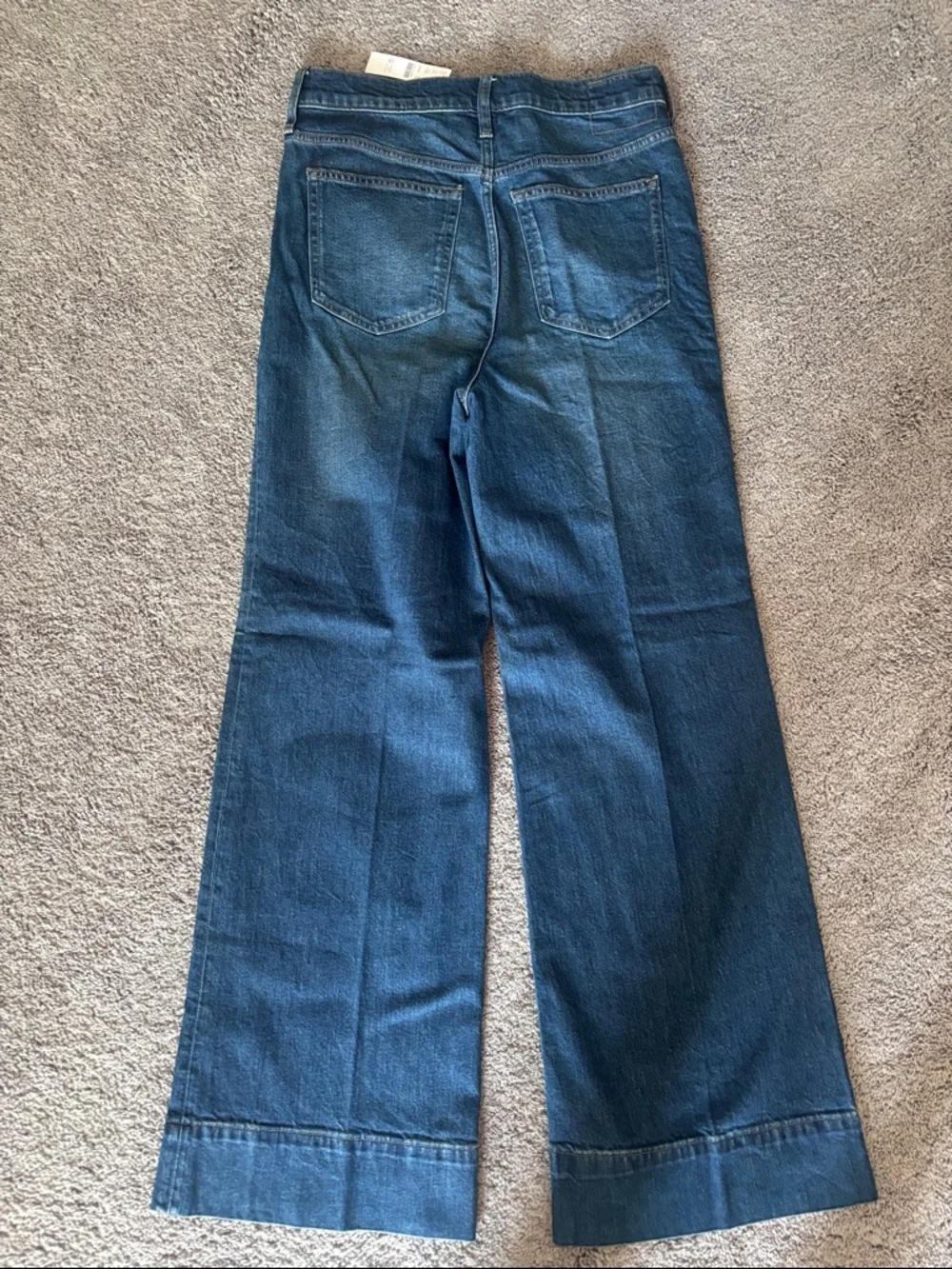 J. Crew Dark Blue Wide Leg Jeans